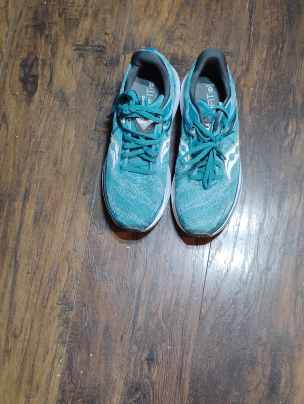 Saucony Teal Women's Running Shoes with White Logo